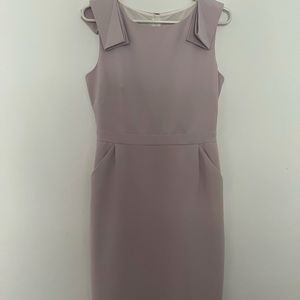 Light purple J. Crew sheath dress with pockets